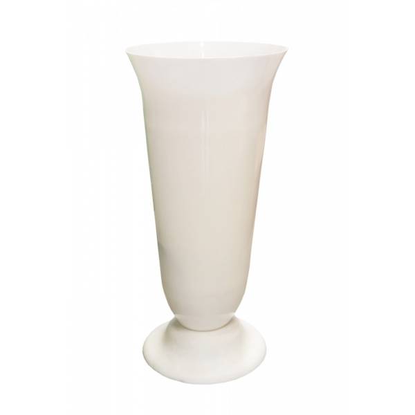 Váza biela plast